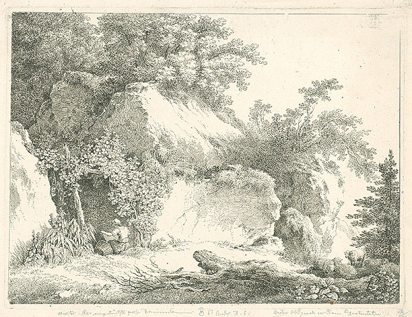 Otto Molitor – Skalný úkryt pod veľkým stromom 