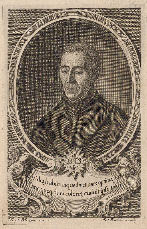 Antonio Baldi, Nicolo Morena – Portrét P. Dominika Ludoviciho S.J.
