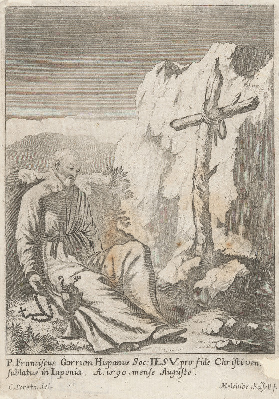Melchior Küsell, Karel Škréta – P.Franciscus Garrion Hispanius 