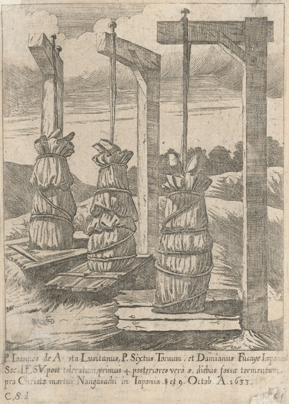 Melchior Küsell, Karel Škréta – Joannes de Acosta Lusitanus, Damianus Fuegye Iaponez, Sixtus Tocuum 