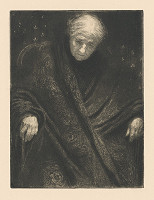 Max Švabinský – Babička so šatkou 