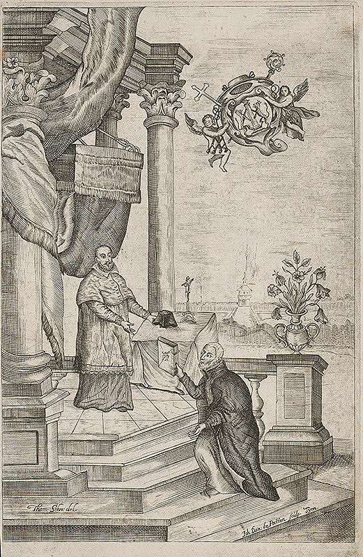 Johann Daniel Ther Portten, Thomas Schnell – Cirkevný hodnostár pri omši