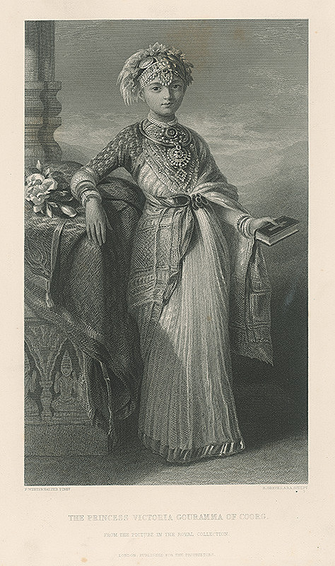 Robert Graves, Franz Xaver Winterhalter – Princezná Victoria Gouramma