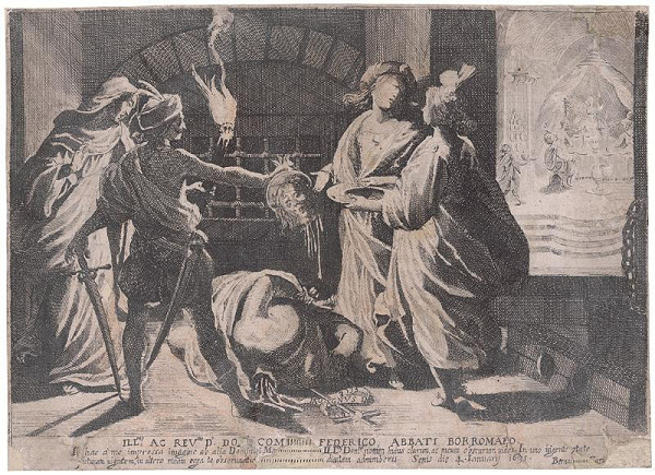 Bernardino Capitelli – Smrť Jána Krstiteľa