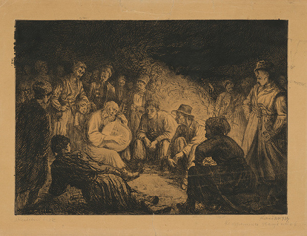 Vasyľ Illič Kasijan – Večer pri ohni