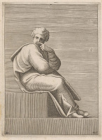 Adamo Scultori – Mladík s prstom na ústach 