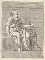 Adamo Scultori – Starec a dieťa 