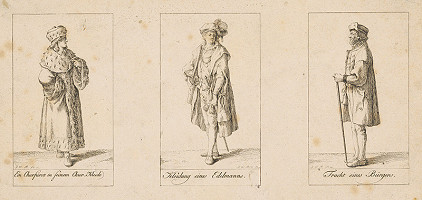 Johann Wilhelm Meil – Tri krojové štúdie 