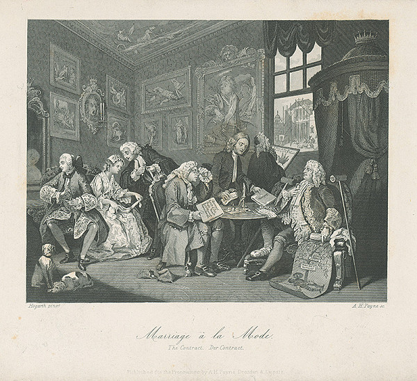 Albert Henry Payne, William Hogarth – Svatba podľa módy