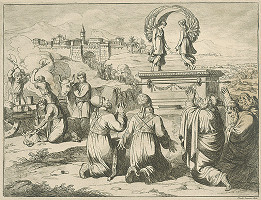 Bartolomeo Pinelli – Izraelskí pri modloslužbe 