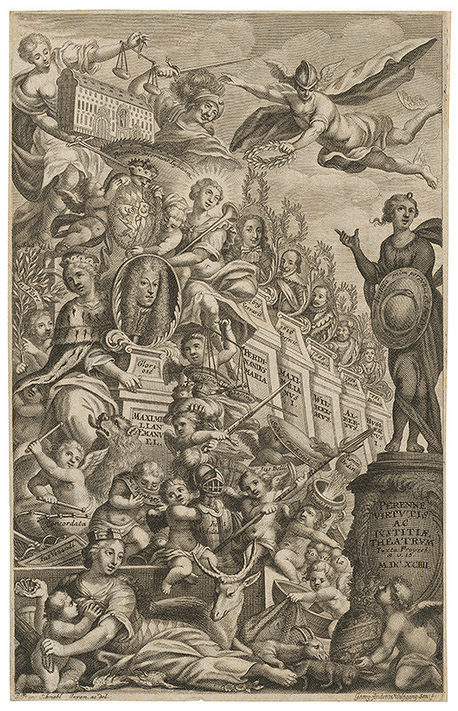 Georg Andreas Wolfgang st., Franz Johann Schnabel – Glorifikácia Maximiliána Emanuela 