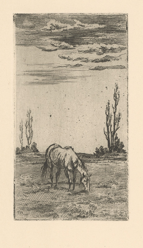 Jaroslav Vodrážka – Pasúci sa kôň 