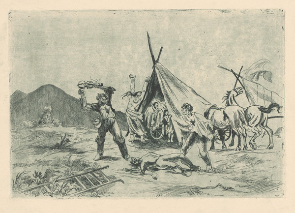 Jaroslav Vodrážka – Bitka v cigánskom tábore