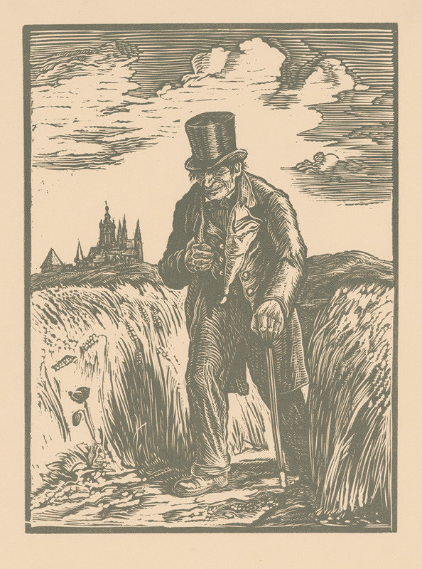 Jaroslav Vodrážka – Muž kráčajúci poľom 