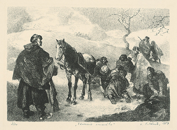 Vincent Hložník – Nemý kamarát-Odvážanie raneného 