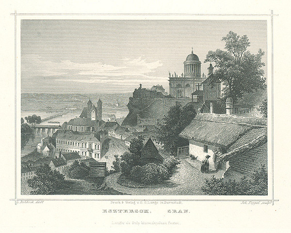 Ludwig Rohbock, Johann Gabriel Friedrich Poppel – Ostrihom 