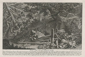 Martin Elias Ridinger, Johann Elias Ridinger – Pasca na líšku 