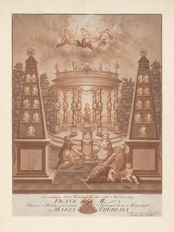 Conrad Felsing, Johann Fridrich Beer – Pomník Franza II.