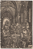Hans Sebald Beham – Kristus medzi učeníkmi 