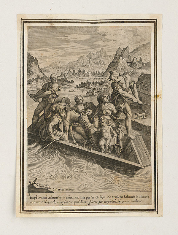 Maarten de Vos st. – Odchod rodičov s Ježiškom do Galilei 