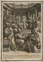 Maarten de Vos st. – Dvanásťročný Ježiš v chráme 