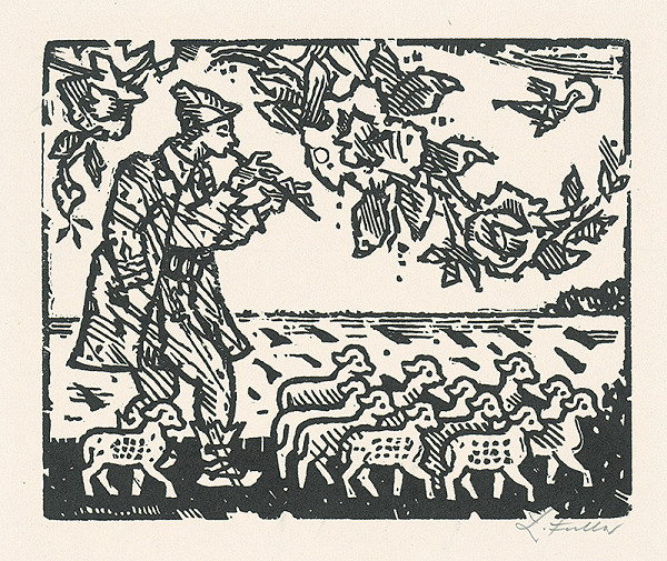 Ľudovít Fulla – Pastierik z Pohronia 