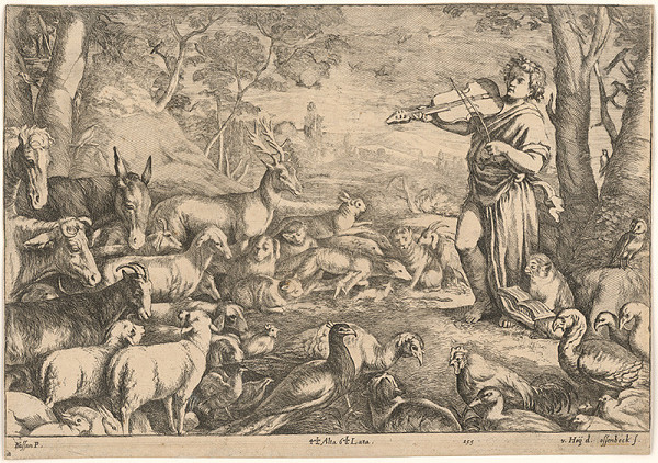 Jan van Ossenbeck, Nikolaus van Hoy – Orfeus a zvieratá