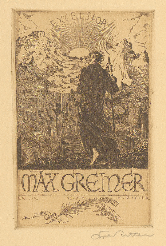 Karl Ritter – Ex libris Max Greiner 
