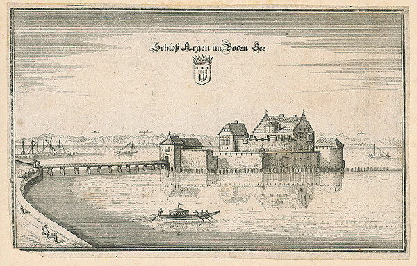 Nemecký autor zo 17. storočia – Schloss Argen im Boden See 