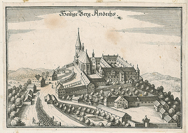 Nemecký autor zo 17. storočia – Heilige Berg Andechs