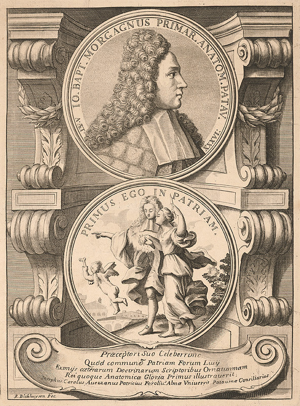 Reynier Blokhuysen – Jo.Bapt.Morganus Primar Amatum.Patav.Primus ego in Patriam