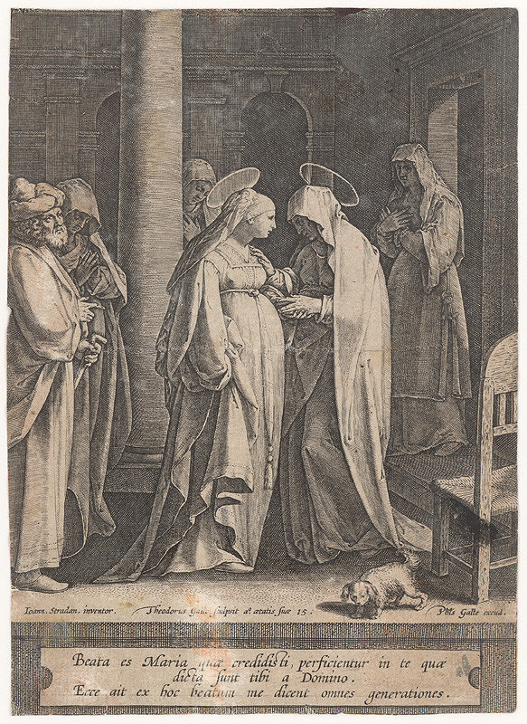 Theodor Galle, Jan van der Straet – Navštívenie Panny Márie