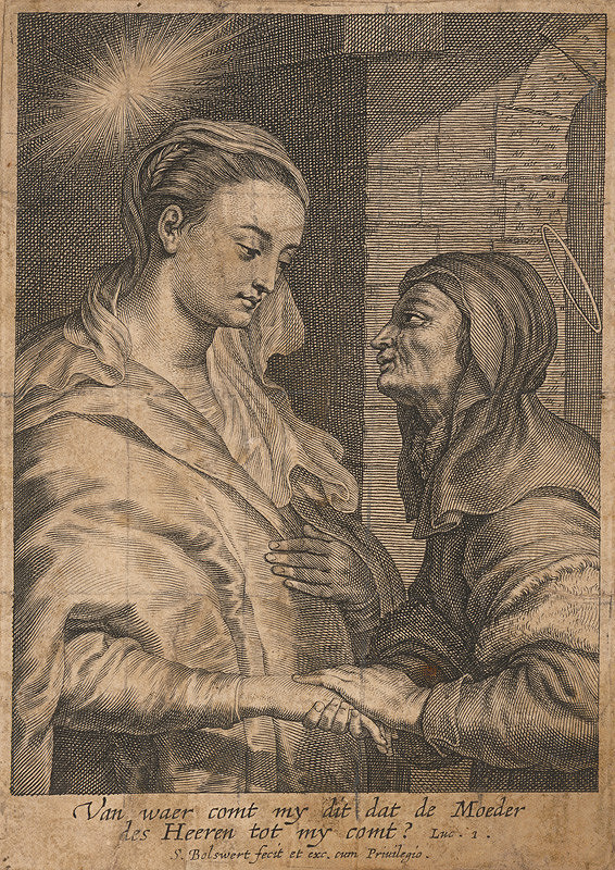 Schelte Bolswert – Navštívenie Panny Márie 