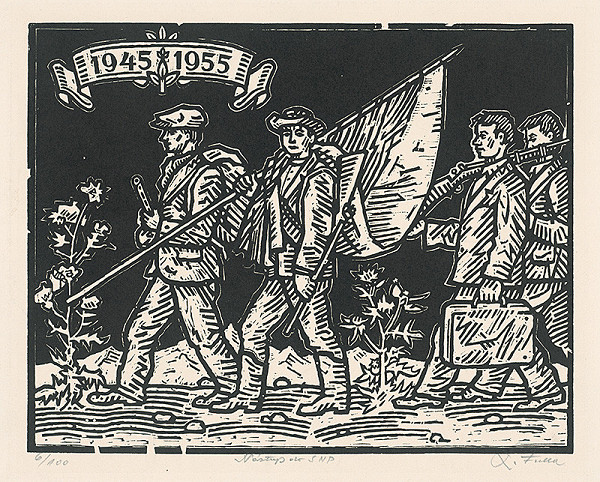 Ľudovít Fulla – Nástup robotníkov a roľníkov do povstania