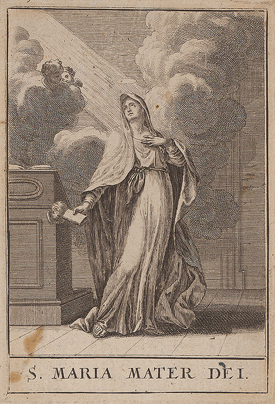 Christoph Weigel st., Jacob von Sandrart – Sv.Mária Matka Božia