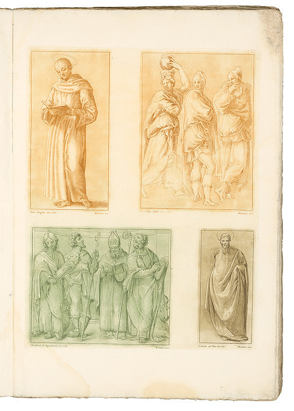 Stefano Mulinari, Perugino, Leonardo da Vinci, Giovanni Francesco Rustici, Bartolomeo Ramenghi – Tabula XII. 