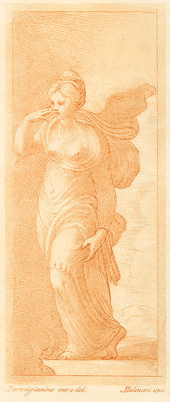 Stefano Mulinari, Parmigianino – Ženská postava v antickom odeve