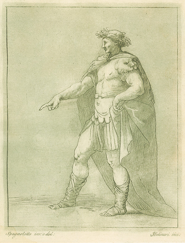Stefano Mulinari, Jusepe de Ribera – Stojaci rímsky veliteľ s vavrínovým vencom na hlave
