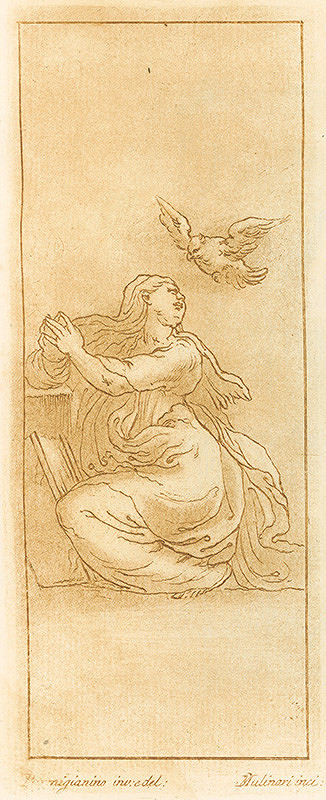 Stefano Mulinari, Parmigianino – Holubica Ducha svätého nad modliacou sa Pannou Máriou - Počatie