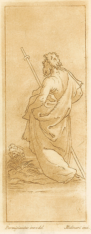 Stefano Mulinari, Parmigianino – Kráčajúci svätec - Svätý Jakub apoštol (?) 
