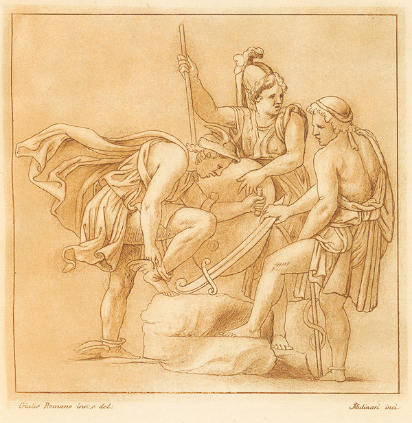 Stefano Mulinari, Giulio Romano – Minerva vyzbrojuje Persea