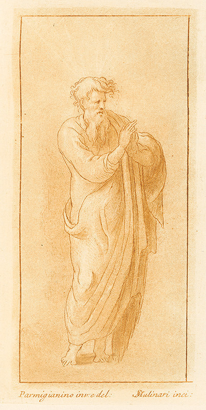 Stefano Mulinari, Parmigianino – Stojaci modliaci sa muž - apoštol (?)