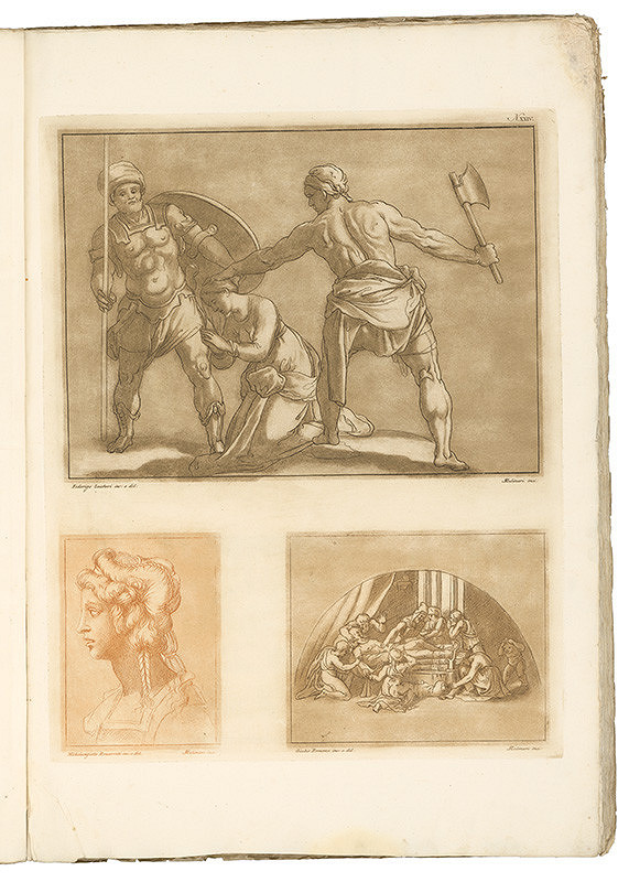 Stefano Mulinari, Federico Zuccarro, Michelangelo Buonarroti, Giulio Romano – Tabula XXIV.