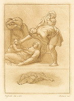 Stefano Mulinari, Raffael – Morové udalosti - objavenie mŕtvej matky 