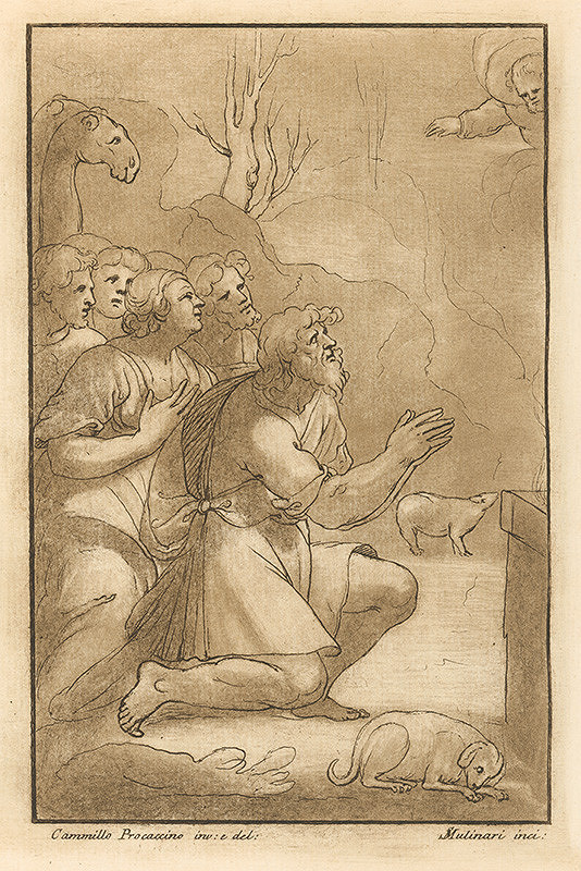 Stefano Mulinari, Camillo Procaccini – Biblická scéna - obeta 