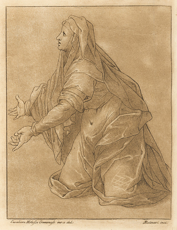 Stefano Mulinari, Giovanni Battista Trotti – Modliaca sa kľačiaca žena