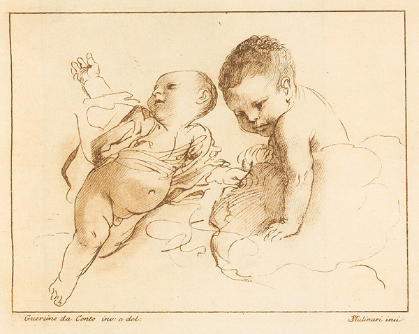 Stefano Mulinari, Guercino – Dve malé deti - štúdia