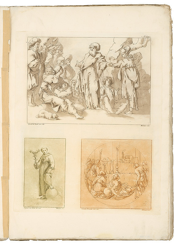 Stefano Mulinari, Camillo Procaccini, Raffael, Giovanni Battista Spinelli – Tabula XXXVI.