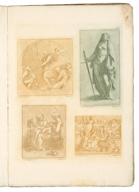 Stefano Mulinari, Raffael, Giuseppe Salviati, Luca Cambiaso, Giorgio Vasari – Tabula IV. 