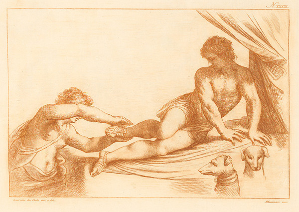 Stefano Mulinari, Guercino – Mytologická scéna